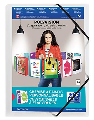 Elba Polyvision Chemise à élastique A4 Transparent - Bricolage & Outils en promo à 4.35€