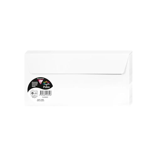 Clairefontaine Enveloppes DL Blanches 120g Auto-Adhésives... - Auto & Moto Amazon France à 4.89€