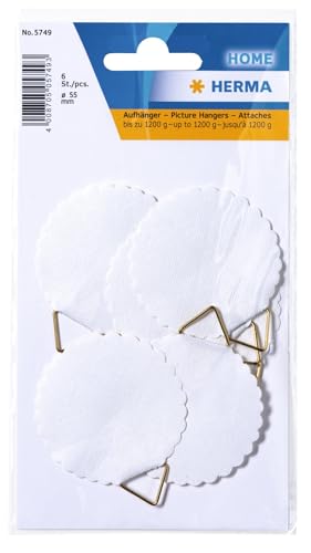 HERMA 5749 - Colgador de cuadros para pegar blanco grande... - Auto & Moto Amazon Espagne à 5.20€