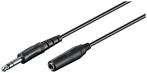 5.0m 6.35mm stereo Stecker auf 6.35mm stereo Kupplung - Amazon Germany à 1.93€