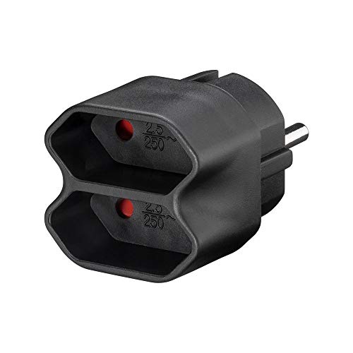 Goobay 51002 Steckdosenadapter auf 2-fach Euro-Buchse... - High-Tech & Électronique en promo à 1.99€