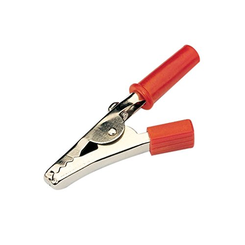 mercury Crocodile clip with plastic handles, 52mm, Red - Bricolage & Outils Amazon Royaume-Uni à 1.93€