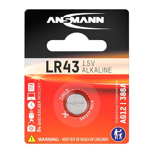 Ansmann 5015293 LR43 - Pilas de botón, batería alcalina... - Sports & Fitness Amazon Espagne à 2.00€