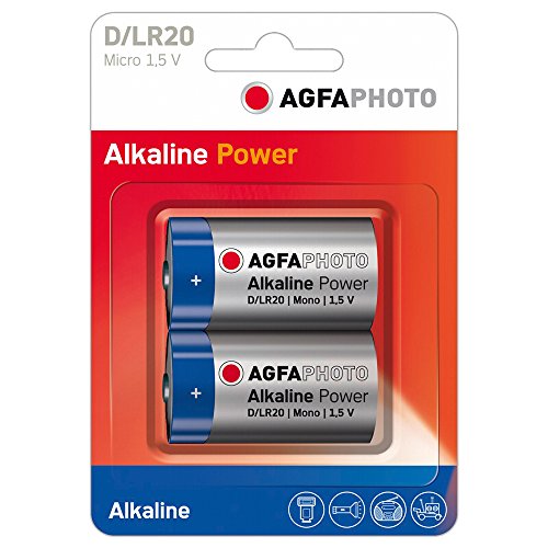 AgfaPhoto Batterie Mono D LR 20 (2 pièces) - Sports & Fitness Amazon France à 7.44€