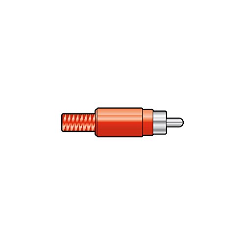RCA plug, plastic, Red - Bricolage & Outils Amazon Royaume-Uni à 0.99€