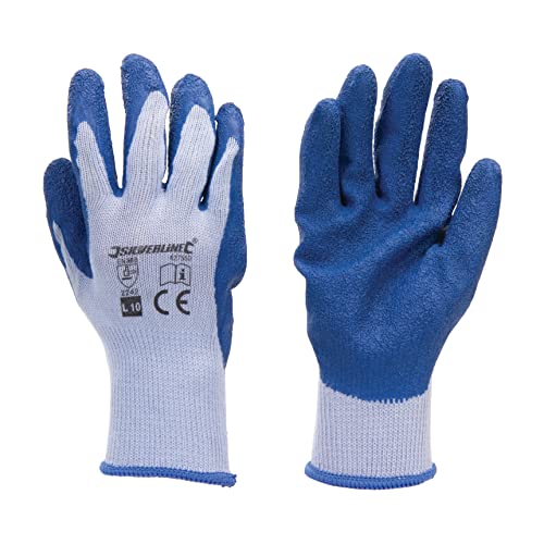 Silverline Tools 427550 - Guantes de látex para albañil... - Bricolage & Outils Amazon Espagne à 2.93€