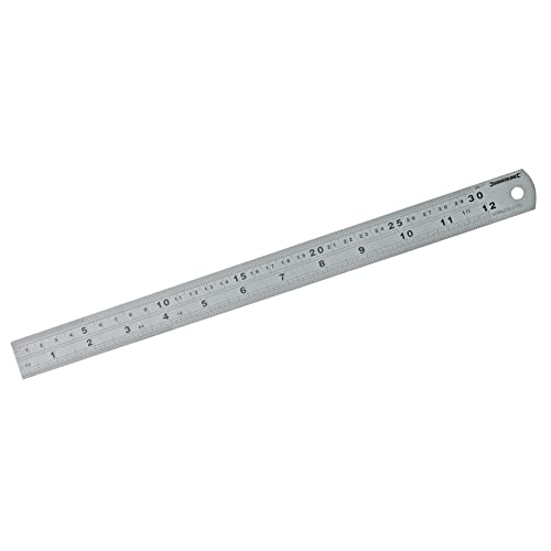 Silverline - Regla de acero 300 mm (MT66) - Amazon Espagne à 2.63€