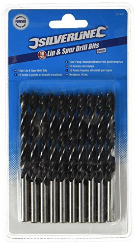 Silverline Tools 721675 Brocas con espiga, 8 mm, Caja de 10 - DIY & Tools Amazon Spain à 9.38€