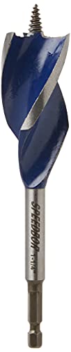 IRWIN SPEEDBOR Tri Flute Wood Drill Bit 1-1/4" X 6"(3041009) - Home & Kitchen Amazon UK à 9.56€