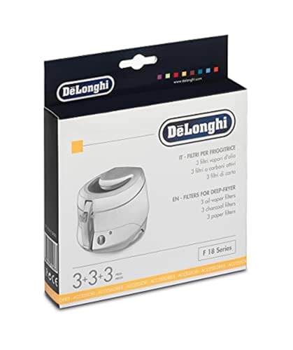 DeLonghi FIL.F18 Kit de filtres pour friteuse F18233... - Auto & Moto Amazon France à 4.90€