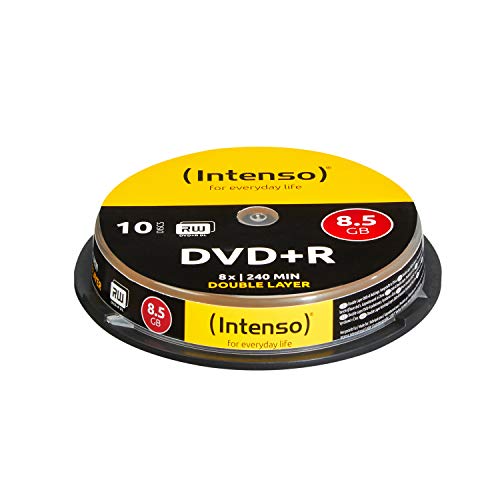 Intenso 4311142 DVD+R 8x Duel Layer 10 Pack Cakebox - Bon plan à 7.99€