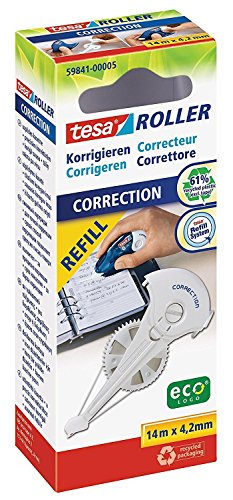 tesa REFILL CORRECTION ROLLER ecoLogo 4.2MM - Bon plan à 4.78€