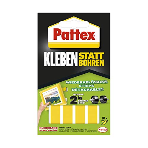 Pattex Strisce adesive, nastro biadesivo forte, rimovibili... - Auto & Motorcycle Amazon Italy à 3.99€