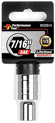 Performance Tool W32014 1/2" Dr 7/16" 6Pt Socket, - Maison & Cuisine Amazon Royaume-Uni à 16.04€