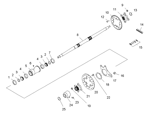 Polaris Cadena ATV, junta tórica, pieza original OEM... - High-Tech & Électronique Amazon Espagne à 325.72€