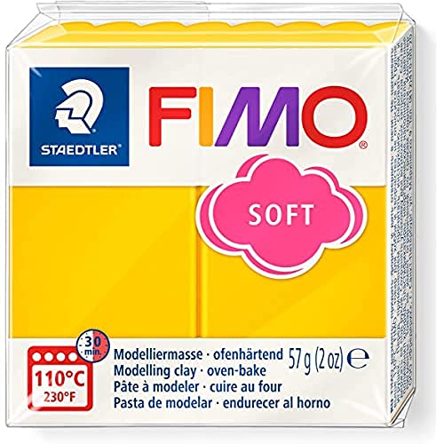 Staedtler - Fimo Soft - Pain Pâte à Modeler 57 g Tournesol - Jouets & Jeux Amazon France à 2.57€