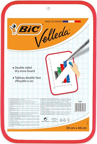 BIC Velleda Tableau Double Face Effaçable à Sec (30 x 44... - Maison & Cuisine Amazon France à 7.45€