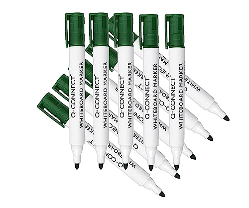 Q Connect Trocken abwischbar Marker – grün - Fournitures Bureau en promo à 7.71€