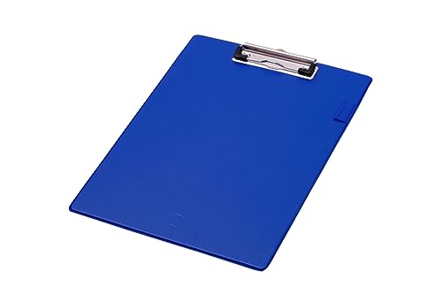 Q-Connect Portablocco A4 con Clip Forte e Portapenne, Blu... - Bon plan à 3.99€