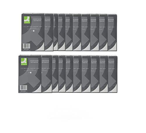 Q-Connect - Cuaderno de taquigrafía (rayado, 80 hojas, 20... - Fournitures Bureau Amazon Espagne à 7.75€