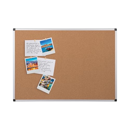 Bi-Office Tableau d'Affichage en Liège Maya, Cadre en... - Maison & Cuisine Amazon France à 29.90€