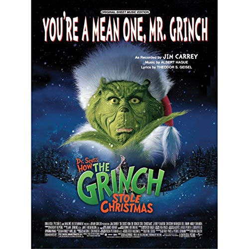 You're a Mean One, Mr. Grinch - Musique & Instruments Amazon Royaume-Uni à 22.14€