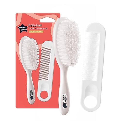 Tommee Tippee Essential Basics Brush and Comb Set, White, 2... - Beauty & Fragrances Amazon UK à 2.00€