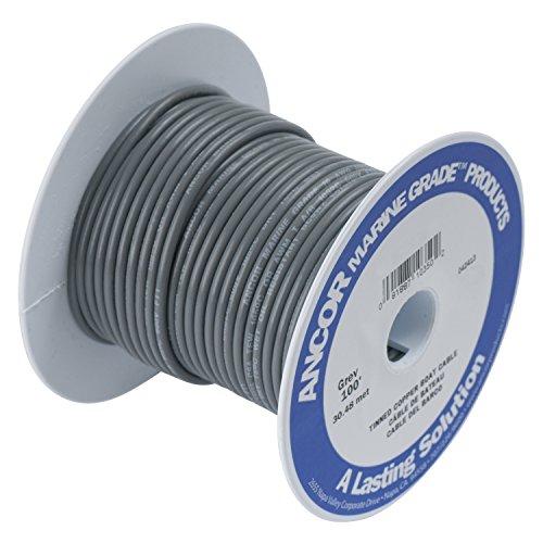 Ancor TINNED Copper Wire 18AWG (0,8MM²) Grey 250FT - Bon plan à 11.21€
