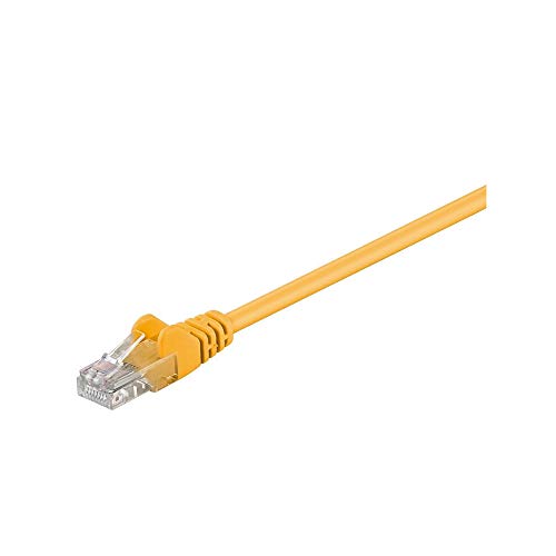 Goobay 68346 CAT 5e Câble de Liaison, U/UTP, Jaune, 10m... en promo à 2,65€ (-58%) sur Amazon FR