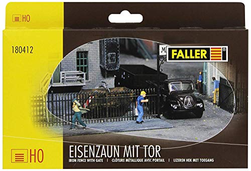 Faller - F180412 - Modélisme - Clôture Métallique + Port - Jouets & Jeux Amazon France à 13.63€