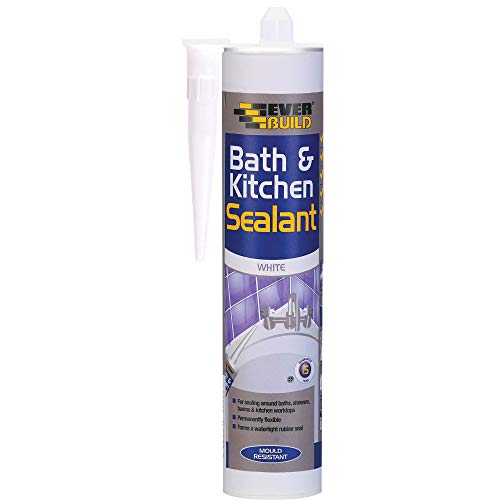 Everbuild Bath and Kitchen Acrylic Sealant – Anti Mould... - Maison & Cuisine en promo à 2.39€