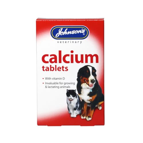 Johnsons Vet Calcium and Vitamin D Tablets, Pack of 40 A010 - Santé & Bien-être Amazon Royaume-Uni à 2.57€