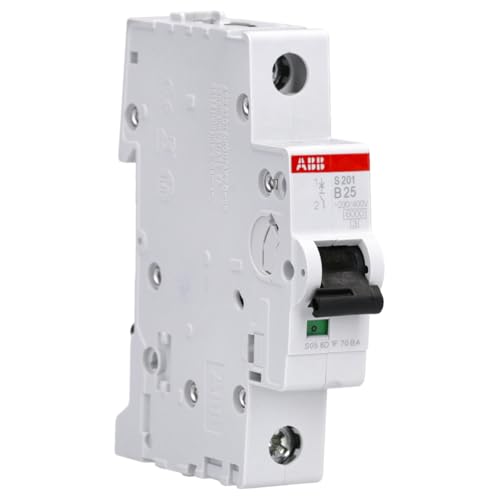 ABB S201-B25 Miniature Circuit Breaker, 1 Pole, Type B... - Home & Kitchen Amazon UK à 7.46€
