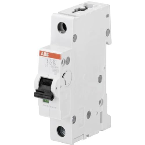 ABB S201-C4 Miniature Circuit Breaker, 1 Pole, Type C... - Maison & Cuisine Amazon Royaume-Uni à 9.74€