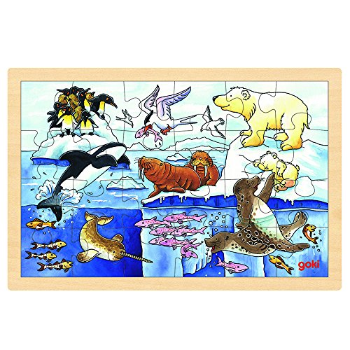 goki- Puzzle en Bois 24 pièces, 2041636 57889 - Jouets & Jeux Amazon France à 10.98€
