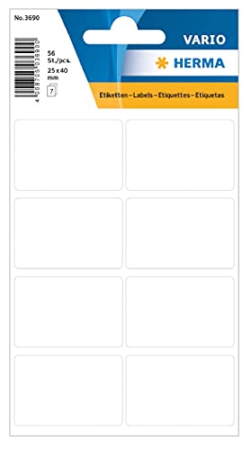 HERMA 3690 etiquetas multiusos 56 unidades, 25 x 40 mm, 8... - Auto & Motorcycle Amazon Spain à 2.95€