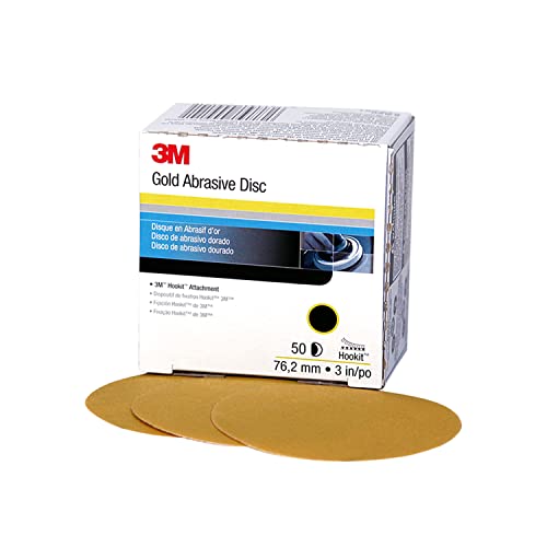 3M Hookit Gold Disc 236U, 00921, 7.6 cm, P80, 50 Discos por... - Bricolage & Outils Amazon Espagne à 20.47€