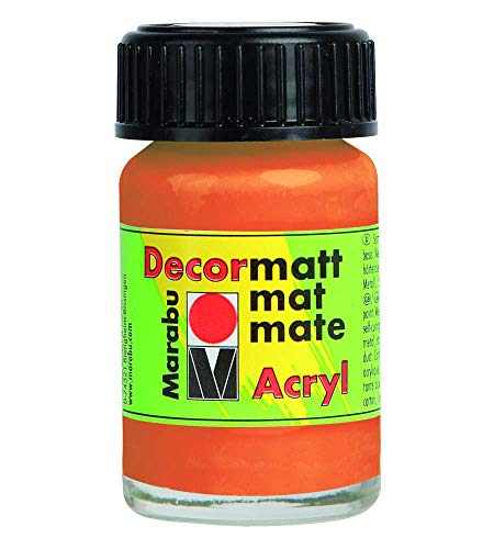 Marabu 14010039013 - Decormatt Acryl Orange 013, 15 ml... - Home & Kitchen Amazon Germany à 2.99€
