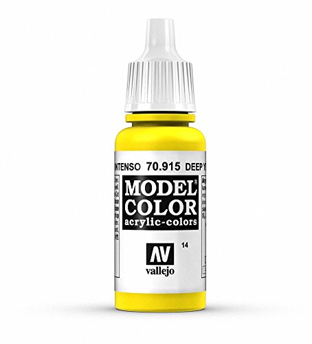 Vallejo Peinture acrylique pour modélisme 17 ml Deep Yellow - Loisirs Créatifs en promo à 3.16€