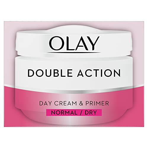 Olay Double Action Moisturiser Day Cream and Primer, 50 ml - Deal du jour à 4.50€