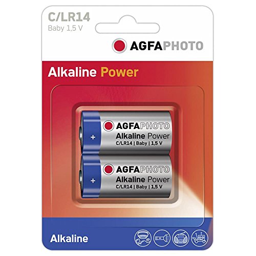 AgfaPhoto LR14 – Nicht aufladbaren Batterien (Alkaline, 1,5... - Sports & Fitness Amazon Germany à 2.99€