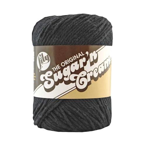 Lily Sugar 'N Cream Yarn-70.9g- Black - Beauty & Fragrances Amazon UK à 3.49€