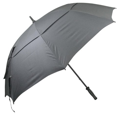 LONGRIDGE Parapluie de golf coupe-vent de luxe Noir - Sports & Fitness en promo à 18.30€
