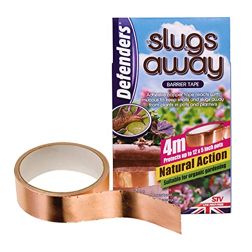 Defenders Slugs Away Barrier Tape – 4 m, Copper, Natural... - Beauté & Parfums Amazon Royaume-Uni à 2.39€