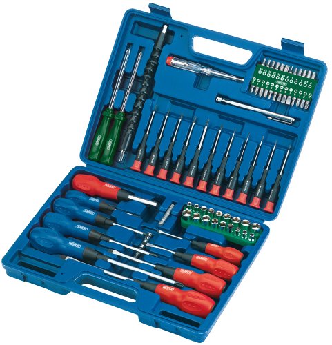 Draper 40850 - Set cacciaviti, bussole e inserti, 70 pezzi - Bricolage & Outils Amazon Italie à 31.93€