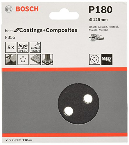 Bosch 2608605118 Disque abrasif pour ponceuse excentrique Ø... - Bricolage & Outils Amazon France à 4.64€