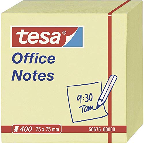 Tesa Office Notes - Notas autoadhesivas (400 unidades de 75... - Auto & Moto Amazon Espagne à 5.56€