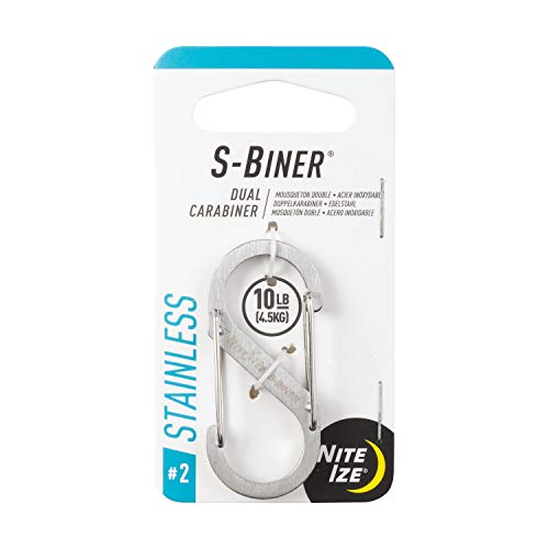 Nite IZE S-BINER Size #2 Stainless en promo à 5,99€ (-50%) sur Amazon FR