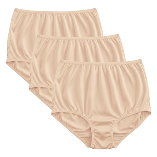 Vanity Fair - Calzoncillos para Mujer (3 Unidades) Beige... - Amazon Espagne à 20.43€