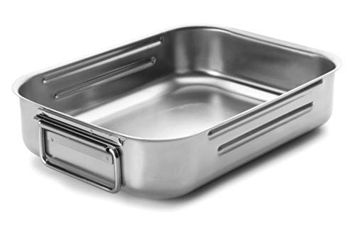 LACOR 62545A Bratpfanne mit A Griffen E 18/10 45 x 32 cm - Maison & Cuisine Amazon Allemagne à 27.76€